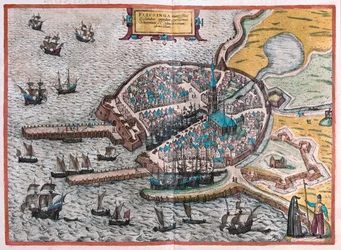 ベルギーのフレニッシュ - ゲオルク・ブラウン著『Civitates Orbis Terrarum』（ケルン、1617年）所収