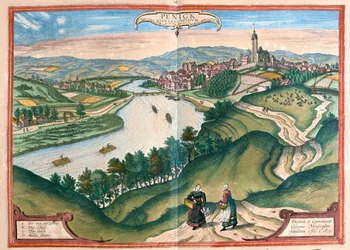 ドイツ、ペニッヒ-ゲオルク・ブラウン作『Civitates Orbis Terrarum』所収、ケルン、1617年