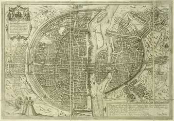パリの町計画、1572