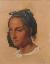 イタリア人女性の肖像習作