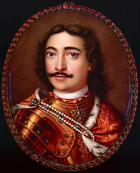 皇帝ピョートル大帝 1672 ～ 1725 年の肖像画。