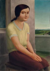 着席少女; 1927年に着席した少女