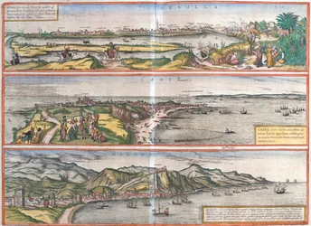 スペイン、セビリア、カディス、マラガ