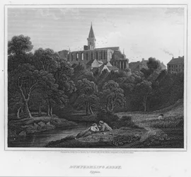 ダンファムリング修道院（フィフシャー）（銅版画