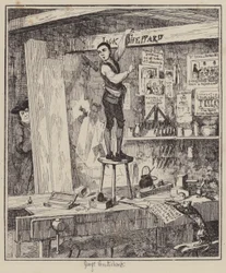 ジャック・シェパードのイラスト（彫刻