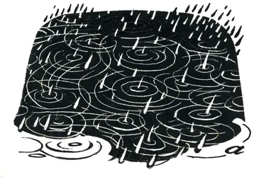 雨水たまりデザイン（スクレーパーボード）