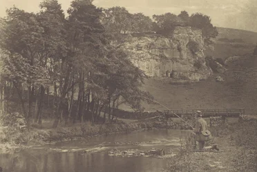[Izaak Walton の The Compleat Angler のプレート]、1880 年代、1888 年に印刷、1880 年代、1888 年に印刷。