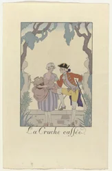 1925年のファルバラとファンフルーシュ：ラ・クリュシュ・カフェ