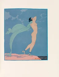 ピエール・ルイーズの『Les Chansons de Bilitis ビリティスの歌』のイラスト、1922年。