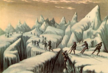 モンブラン登頂の舞台、c1853、1946 年。