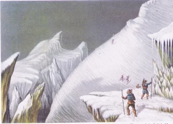 コリンズが発行したブリティッシュアドベンチャーのモンブラン登山の舞台、1947年