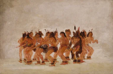 ベアダンス、ベアハントの準備、1835-1837。