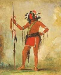 Cáh-be-múb-bee、どこにでも座っている彼、勇敢な人、1835.