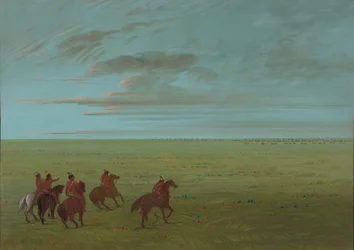 Connibos は、18541869 の野生の馬に出発します。
