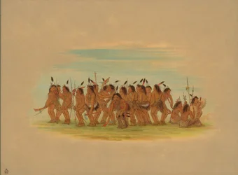 ドッグダンス - スー、1861年。