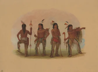 4 人のナバホ戦士、18611869。