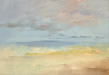 風景の背景、1846-1848。