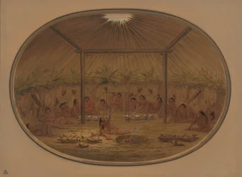 Mandan Ceremony - The Water Sinks Down, 18611869.
