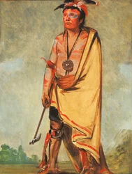 No-ak-chóo-she-kaw、茂みを壊す彼、1828年。