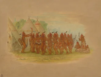 奴隷の踊り - Saukie、1861年。
