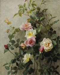 壁のバラ、1877