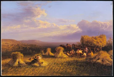収穫シーン、1876