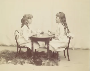 フランシスとエセル・ド・フォレスト、ロバート・デ・フォレストの娘、カリフォルニア州。 1890年。