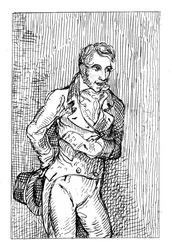 George Cruikshank 1792-1878、イギリスの風刺漫画家、挿絵家、1811年。