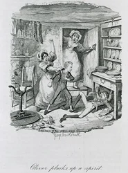オリバーは精神を駆り立てる、1837