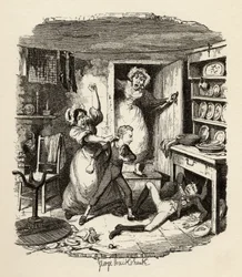 オリバーは、チャールズディケンズの「オリバーツイストの冒険」（1812-70）1838年にチャップマンウントホールによって出版された、1901年の精神を駆り立てます