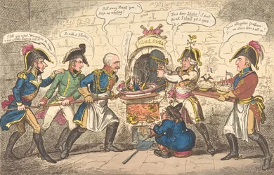 Allied Bakers または Corsican Toad in the Hole、1814 年 4 月 1 日、1814 年 4 月 1 日。