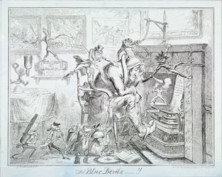 「青い悪魔」、1835