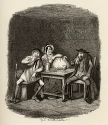 ユダヤ人とモリスボルターは、チャールズディケンズによる「オリバーツイストの冒険」（1812-70）1838年、チャップマンウントホール発行、1901年からお互いを理解し始めます。