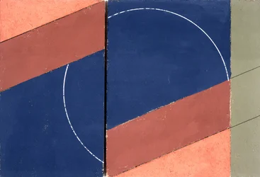 絵画-中断された円、2000