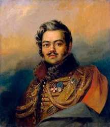 デニスダビドフ、ロシアの兵士と詩人、c1828。