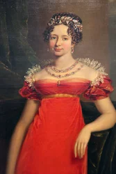 「大公マリア・パブロフナの肖像」、c1822