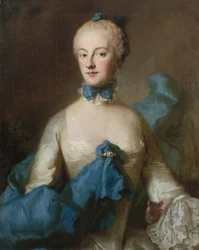 バイエルン公爵夫人マリア・アンナ・ジョセファ、1734-1776年、バーデン＝バーデン辺境伯、1750年頃。