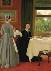 アフタヌーンティー、1865年。