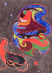 宇宙の装飾、1898年頃（水彩）