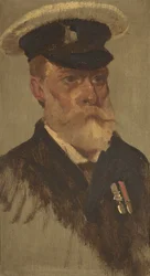 4代目R.ジェルマンの肖像 1920年頃（パネルに油彩