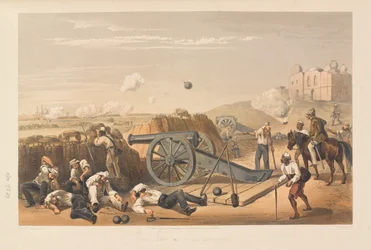 「バッテリーの重い日」、1857