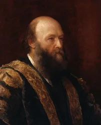 第3代ソールズベリー侯爵ロバート・ガスコイン＝セシル（1830-1903）の肖像画