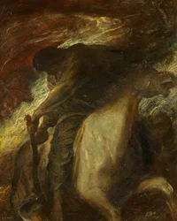 死と淡い馬、1878年頃（キャンバスに油彩）