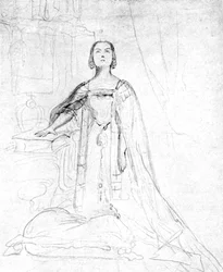 戴冠の宣誓を行うヴィクトリア女王、1837、1901。