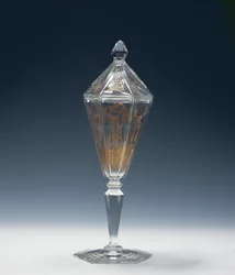 ガラスのコップとカバー、1898