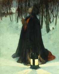 クリスマスの夢（油彩・キャンバス）