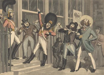ライバルのウィスカー、ca。 1824. 作成者: ジョージ・ハント、セオドア・レーン。