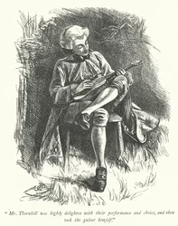 The Vicar of Wakefield』のイラスト（彫刻