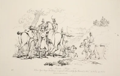 La Sainte Haye：FriendとFoeが交互に占めるパブの大きな建物の近く。 Jブース、1816年