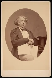 チャールズ・サムナーの肖像、1811～1874年、1874年以前。